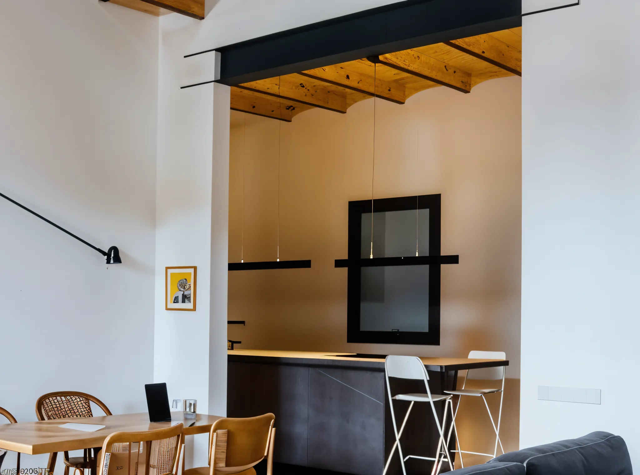 Cocina abierta moderna
