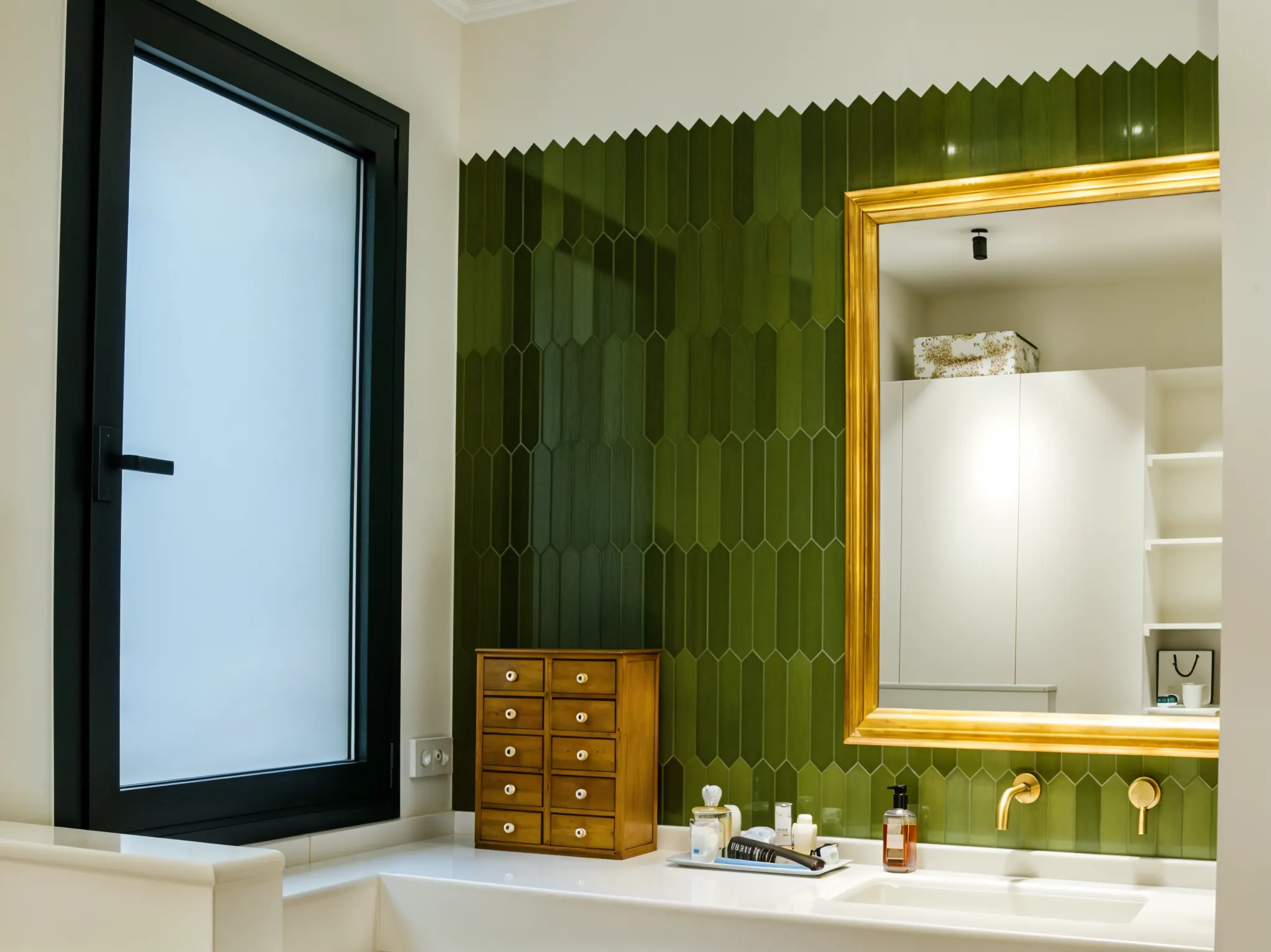 Baño verde