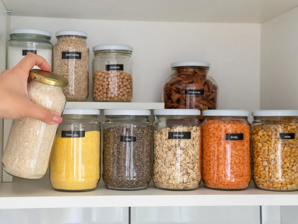 Ordenar despensa de alimentos Ordenar despensa de alimentos